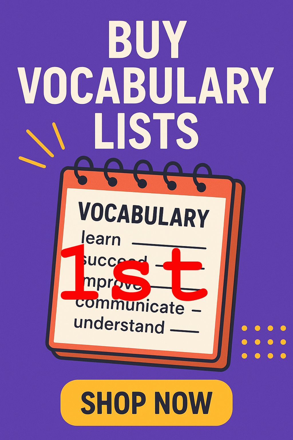 Word Up - First Grade Vocabulary Words