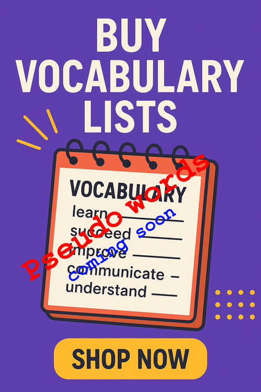 Word Up - Pseudo Words List