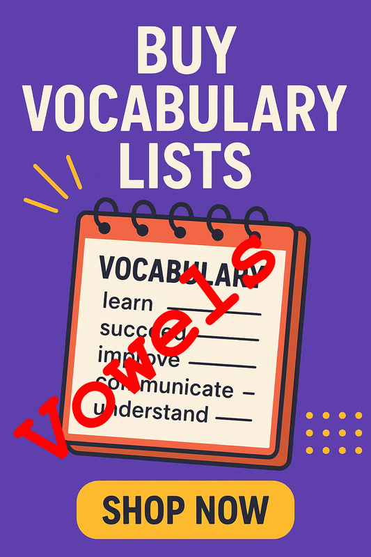 Word Up - Vowel Phonics Set